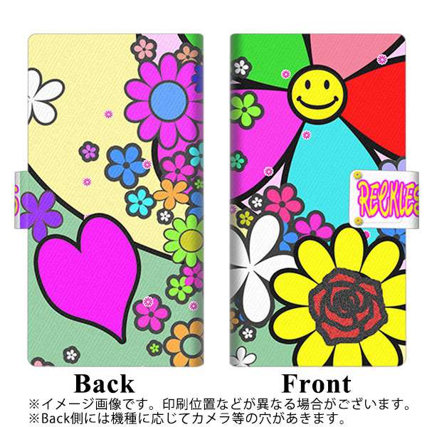 au ギャラクシーA21 シンプル SCV49 画質仕上げ プリント手帳型ケース(薄型スリム)【YC858 スマイル01】