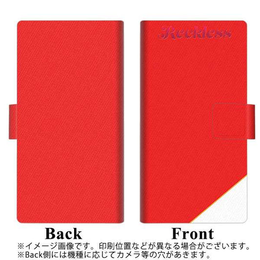 Softbank アクオスR コンパクト 701SH 高画質仕上げ プリント手帳型ケース(薄型スリム)【YC860 レクレスレッド】