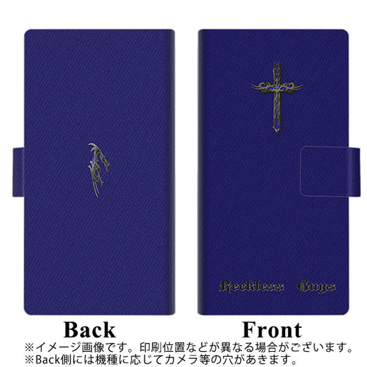 SoftBank アクオスゼロ6 画質仕上げ プリント手帳型ケース(薄型スリム)【YC910 アイアンワーククロスｓ】