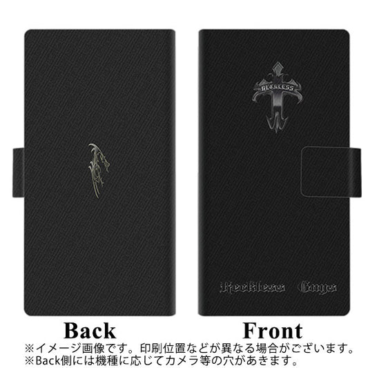 SoftBank エクスペリア XZ3 801SO 高画質仕上げ プリント手帳型ケース(薄型スリム)【YC912 ダーククロスｓ】