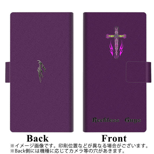 SoftBank アクオスゼロ6 画質仕上げ プリント手帳型ケース(薄型スリム)【YC916 ピンククロスｓ】