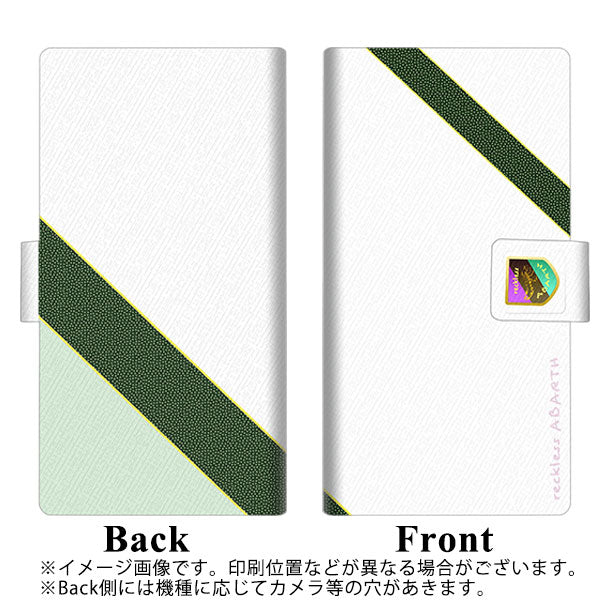 au HUAWEI(ファーウェイ) P30 lite Premium HWV33 画質仕上げ プリント手帳型ケース(薄型スリム)【YC943 アバルト和04】