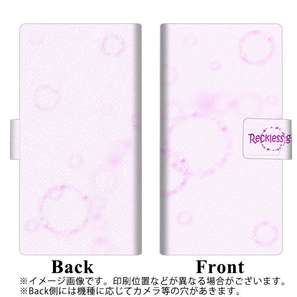 SoftBank アクオスゼロ 801SH 高画質仕上げ プリント手帳型ケース(薄型スリム)【YC954 バブルリング02】