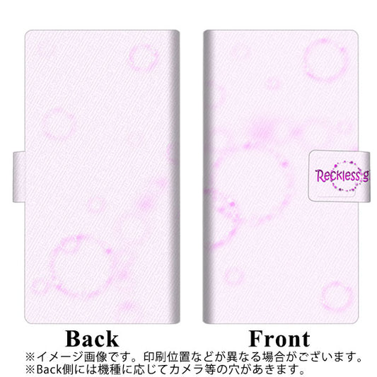 SoftBank LG V60 ThinQ 5G A001LG 高画質仕上げ プリント手帳型ケース(薄型スリム)【YC954 バブルリング02】