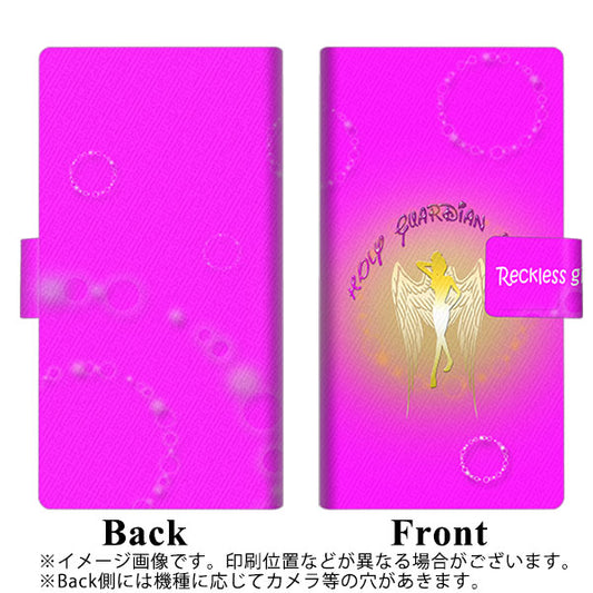 SoftBank エクスペリア XZ3 801SO 高画質仕上げ プリント手帳型ケース(薄型スリム)【YC955 守護天使01】