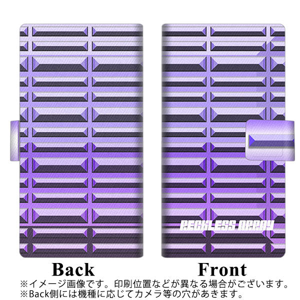 au ギャラクシーノート8 SCV37 画質仕上げ プリント手帳型ケース(薄型スリム)【YC958 パープルバー】