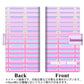 softbank エクスペリアXZ 601SO 高画質仕上げ プリント手帳型ケース(薄型スリム)【YC959 パステルバー】