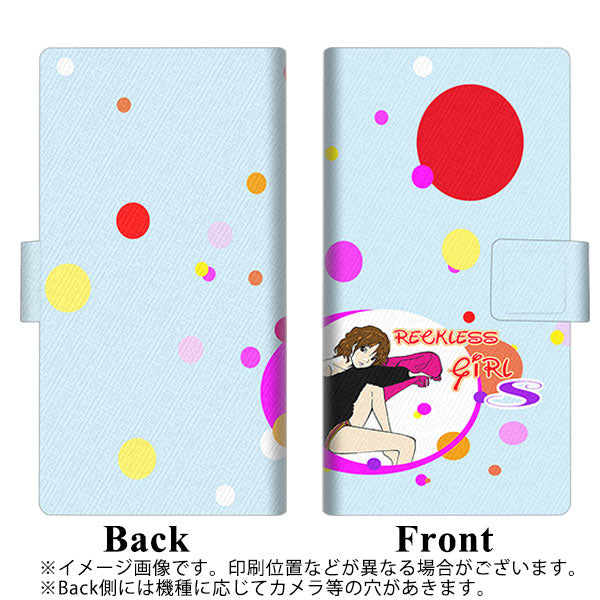 Softbank シンプルスマホ3 509SH 画質仕上げ プリント手帳型ケース(薄型スリム)【YC972 ピンナップガール03】