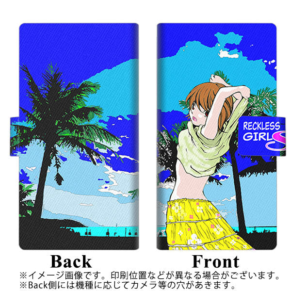 Galaxy A23 5G SCG18 au 画質仕上げ プリント手帳型ケース(薄型スリム)【YC973 ピンナップガール04】