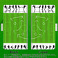 SoftBank エクスペリア XZ1 701SO 高画質仕上げ プリント手帳型ケース(通常型)【304 サッカー戦略ボード】