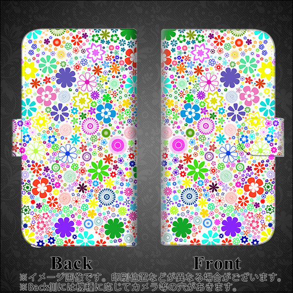 iPhone6 PLUS 高画質仕上げ プリント手帳型ケース(通常型)【308 フラワーミックス】
