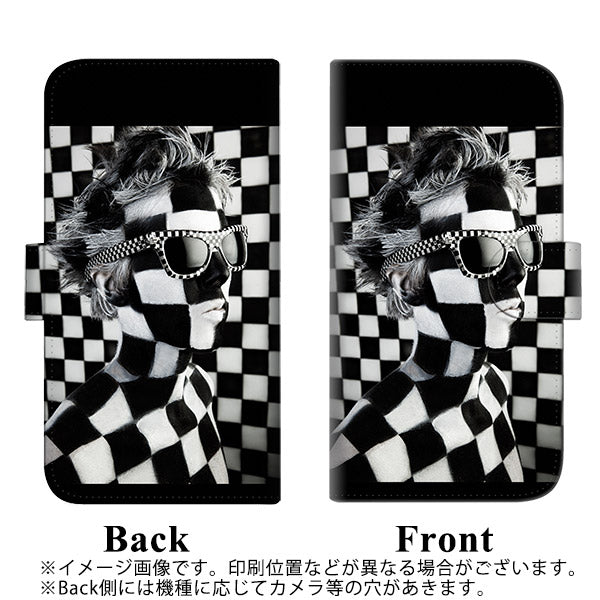 iPhone6 PLUS 高画質仕上げ プリント手帳型ケース(通常型)【357 bk&wh】