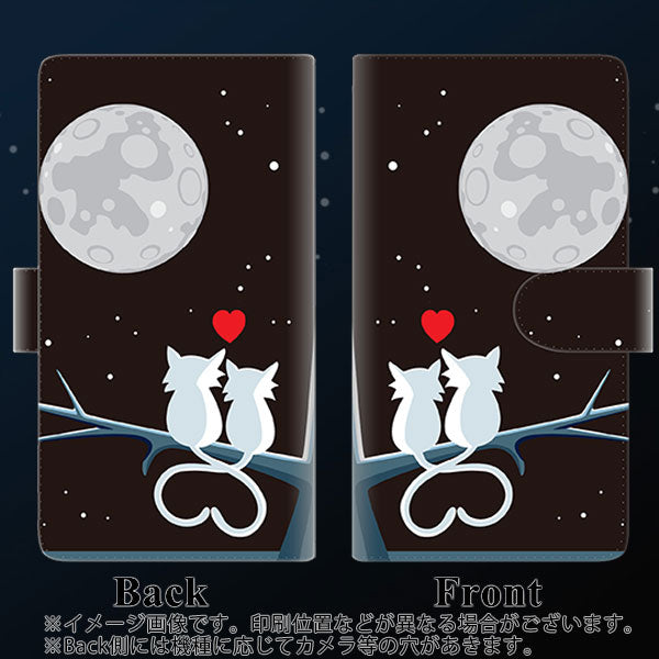 docomo ギャラクシー S8 プラス SC-03J 高画質仕上げ プリント手帳型ケース(通常型)【376 恋するしっぽ】