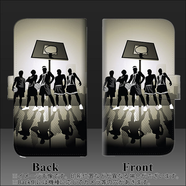 iPhone6 PLUS 高画質仕上げ プリント手帳型ケース(通常型)【389 クールバスケ】