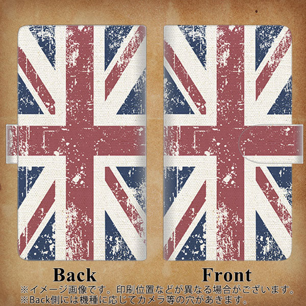 au ギャラクシー S9+ SCV39 高画質仕上げ プリント手帳型ケース(通常型)【506 ユニオンジャック ビンテージ】