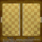 シンプルスマホ6 A201SH SoftBank 高画質仕上げ プリント手帳型ケース(通常型)【619 市松模様—金（骨董風に傷んだイメージ）】