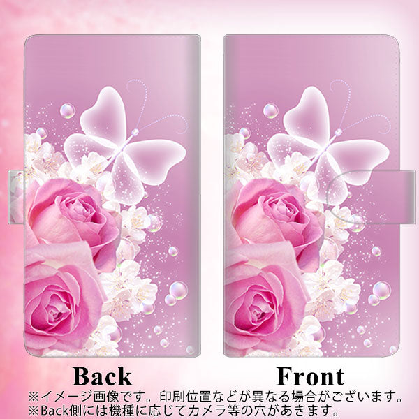 docomo アクオスR SH-03J 高画質仕上げ プリント手帳型ケース(通常型)【1166 ローズロマンス】