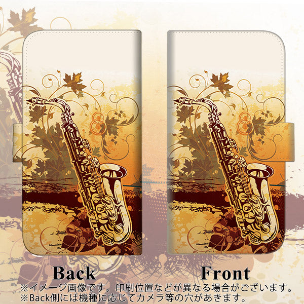 iPhone6 PLUS 高画質仕上げ プリント手帳型ケース(通常型)【EK909 哀愁のサックス】
