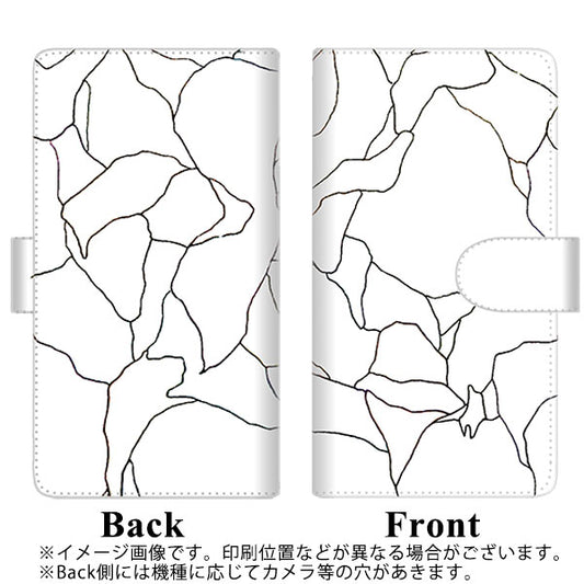 SoftBank アクオスゼロ6 高画質仕上げ プリント手帳型ケース(通常型)【FD825 ボーダーライン02（稲永）】