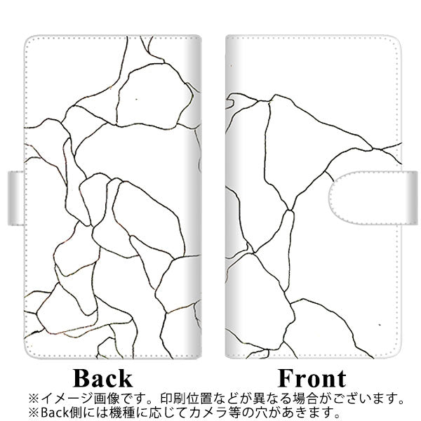 iPhone XS 高画質仕上げ プリント手帳型ケース(通常型)【FD826 ボーダーライン03(稲永)】