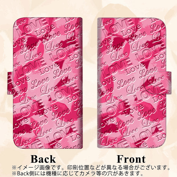 iPhone6 PLUS 高画質仕上げ プリント手帳型ケース(通常型)【SC845 フラワーヴェルニLOVE濃いピンク(ローズアンディアン)】