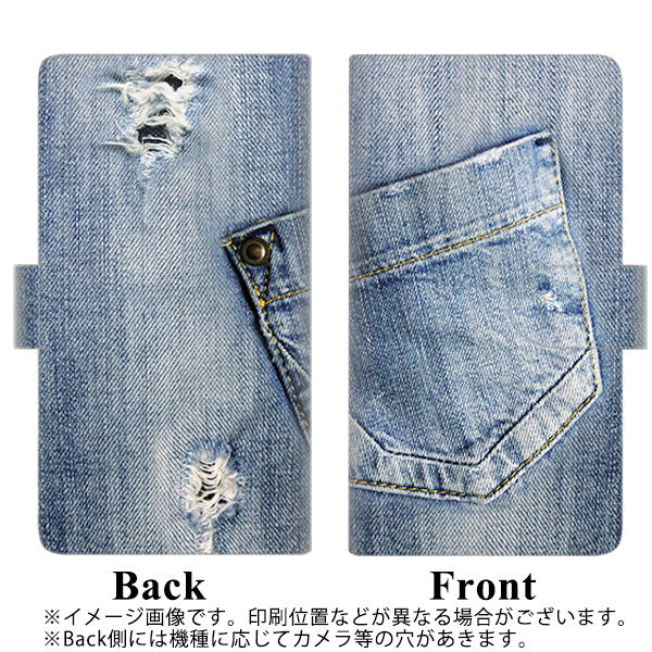 Xiaomi 11T Pro 高画質仕上げ プリント手帳型ケース(通常型)【SC919 ダメージデニム ポケット】