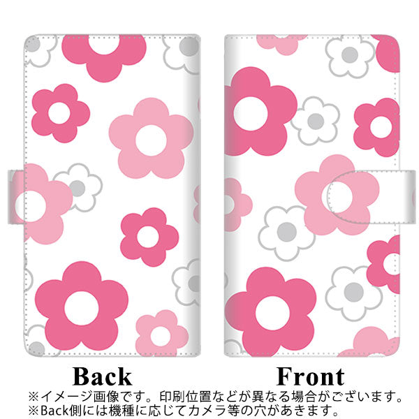 iPhone13 Pro 高画質仕上げ プリント手帳型ケース(通常型)【SC924 デイジー ピンク】