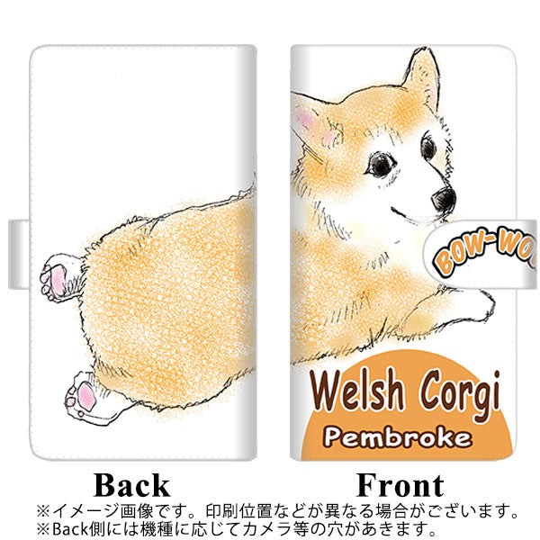 iPhone6 PLUS 高画質仕上げ プリント手帳型ケース(通常型)【YD802 コーギー03】