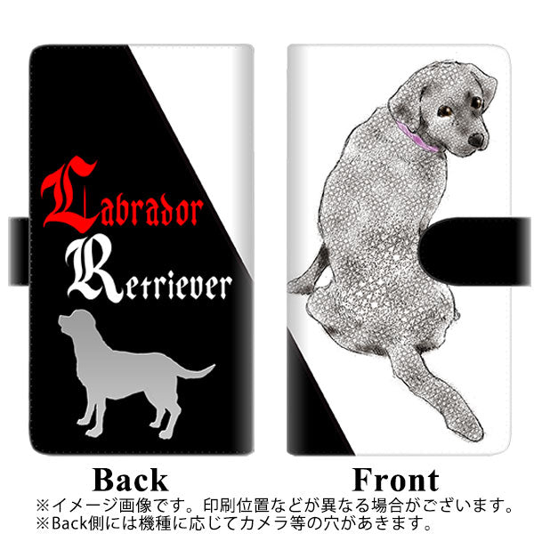 SoftBank シンプルスマホ5 A001SH 高画質仕上げ プリント手帳型ケース(通常型)【YD822 ラブラドールレトリバー03】