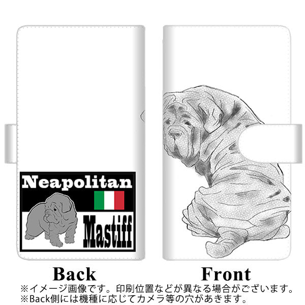 SoftBank Xiaomi(シャオミ)Redmi Note 9T A001XM 高画質仕上げ プリント手帳型ケース(通常型)【YD946 ナポリタンマスティフ01】