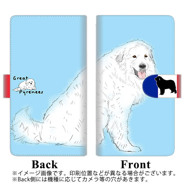 softbank エクスペリア8 902SO 高画質仕上げ プリント手帳型ケース(通常型)【YD979 グレートピレニーズ02】