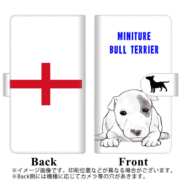 Y!mobile かんたんスマホ2 A001KC 高画質仕上げ プリント手帳型ケース(通常型)【YE802 ミニチュアブルテリア01】