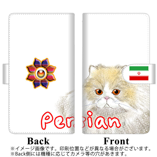 AQUOS R7 SH-52C docomo 高画質仕上げ プリント手帳型ケース(通常型)【YE830 ペルシャ01】