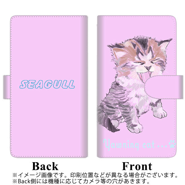 Y!mobile かんたんスマホ2 A001KC 高画質仕上げ プリント手帳型ケース(通常型)【YE872 らぶねこ03】