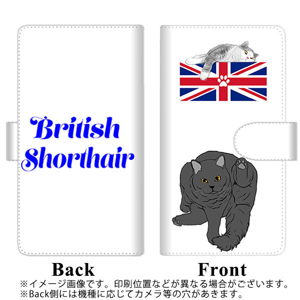 SoftBank シンプルスマホ5 A001SH 高画質仕上げ プリント手帳型ケース(通常型)【YE968 ブリティシュショートヘア01】