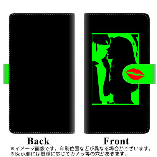 らくらくスマートフォン F-52B docomo YF942 カラーレディ03 通常型 プリント手帳型ケース