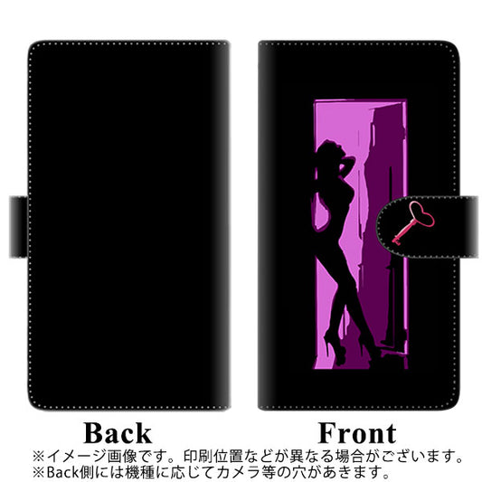らくらくスマートフォン F-52B docomo YF945 カラーレディ06 通常型 プリント手帳型ケース