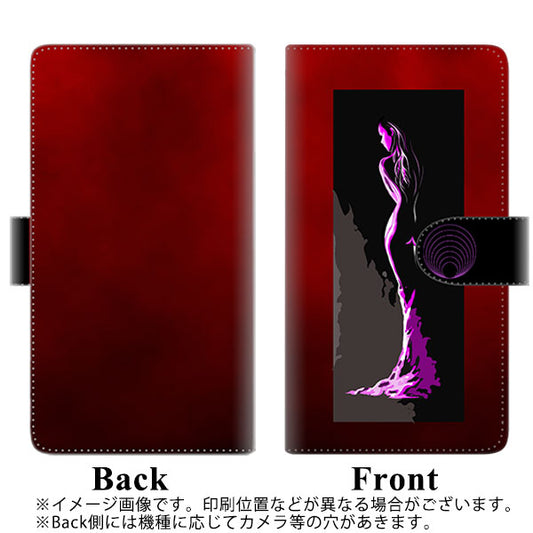 らくらくスマートフォン F-52B docomo YF948 カラーレディ09 通常型 プリント手帳型ケース