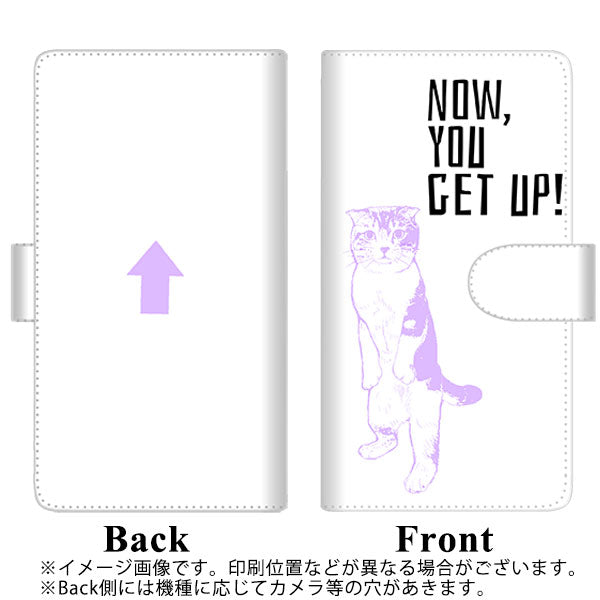 docomo HUAWEI(ファーウェイ) P30 Pro HW-02L 高画質仕上げ プリント手帳型ケース(通常型)【YF983 ミャウ04】