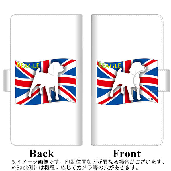 AQUOS wish A104SH Y!mobile 高画質仕上げ プリント手帳型ケース(通常型)【ZA804 ビーグル】