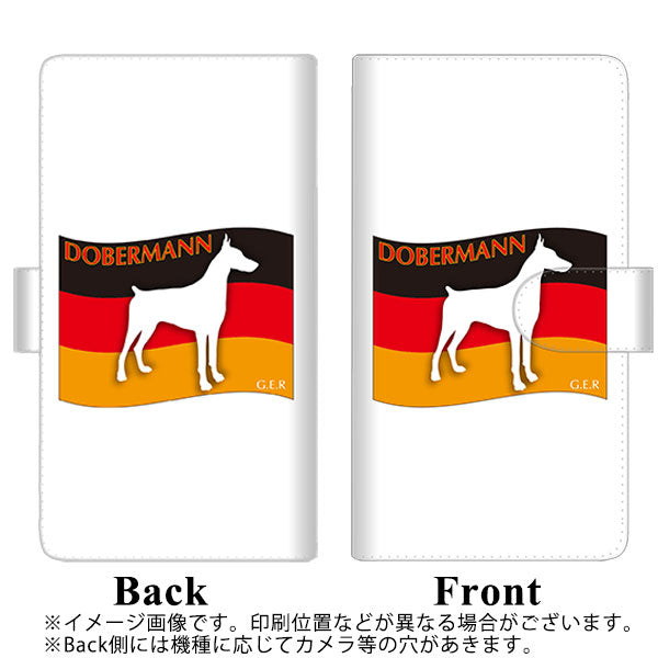 softbank arrows U 801FJ 高画質仕上げ プリント手帳型ケース(通常型)【ZA822 ドーベルマン】