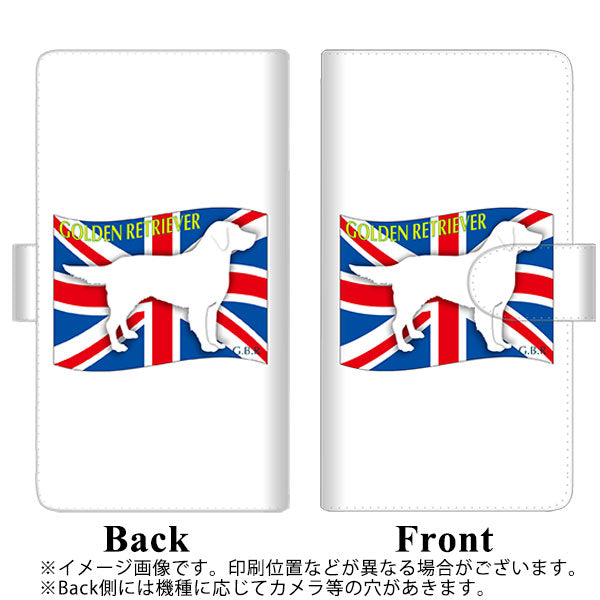 au エルジー イット LGV36 高画質仕上げ プリント手帳型ケース(通常型)【ZA827 ゴールデンレトリーバー】