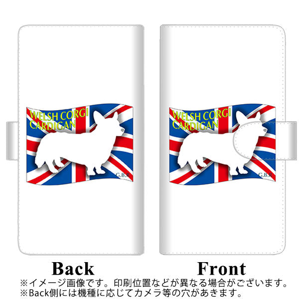 SoftBank エクスペリア1 III A101SO 高画質仕上げ プリント手帳型ケース(通常型)【ZA853 ウェルシュコーギーカーディガン】