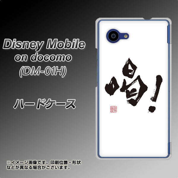 docomo ディズニーモバイル DM-01H 高画質仕上げ 背面印刷 ハードケース【OE845 喝!】
