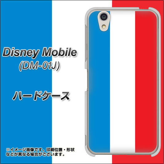 docomo ディズニーモバイル DM-01J 高画質仕上げ 背面印刷 ハードケース【673 フランス】