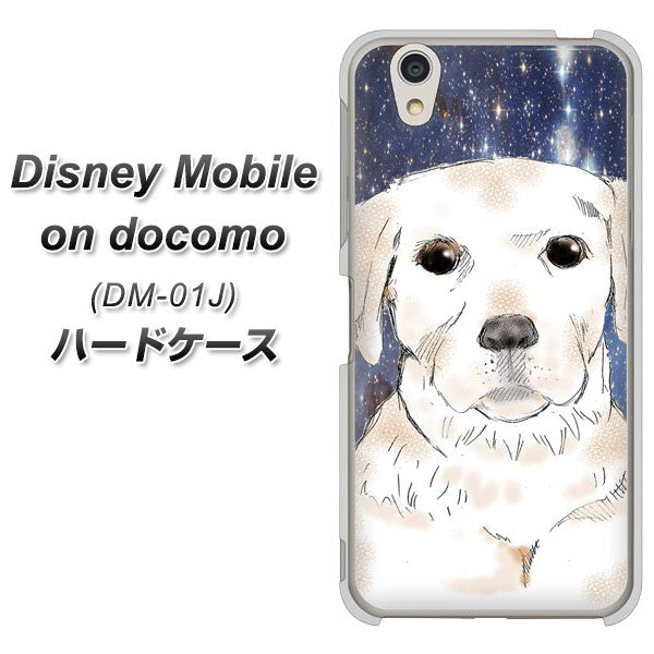 docomo ディズニーモバイル DM-01J 高画質仕上げ 背面印刷 ハードケース【YD820 ラブラドールレトリバー01】