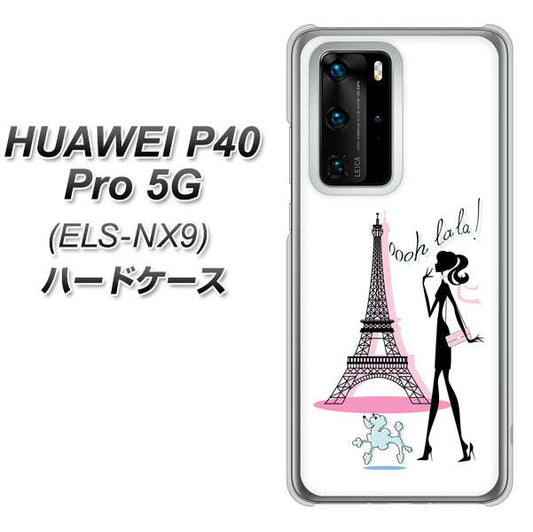 HUAWEI（ファーウェイ） P40 Pro 5G ELS-NX9 高画質仕上げ 背面印刷 ハードケース【377 エレガント】