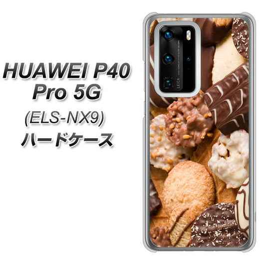 HUAWEI(ファーウェイ) P40 Pro 5G ELS-NX9 高画質仕上げ 背面印刷 ハードケース【442 クッキー mix】