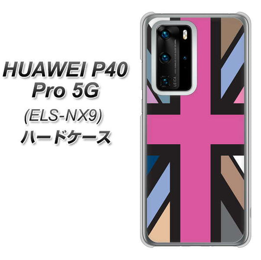 HUAWEI(ファーウェイ) P40 Pro 5G ELS-NX9 高画質仕上げ 背面印刷 ハードケース【507 ユニオンジャック デスカラー】