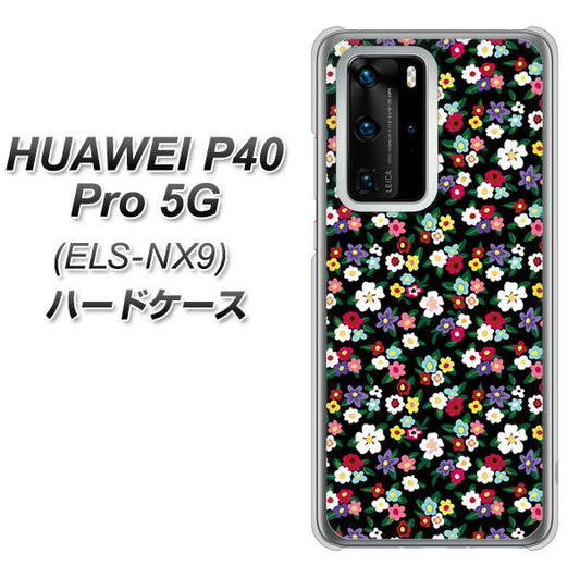 HUAWEI(ファーウェイ) P40 Pro 5G ELS-NX9 高画質仕上げ 背面印刷 ハードケース【778 マイクロリバティプリントBK】